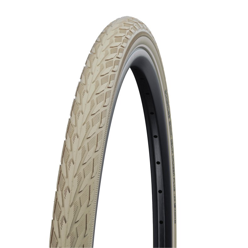 Schwalbe D&aelig;k 700 x 35 Delta Cruiser Kevlar G. Creme