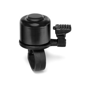 Bikepartner Ringklokke mini Nuvo alu Sort m.skrue