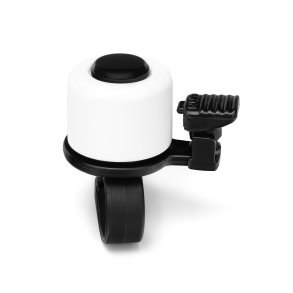 Bikepartner Ringklokke mini Nuvo alu Hvid m.skrue