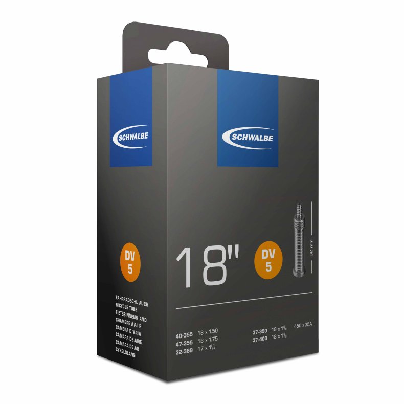 Schwalbe Slange 17 x1 1/4 Dunlop Ventil