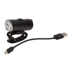 Abus Forlygte Libra genopladelig 300 lumen USB