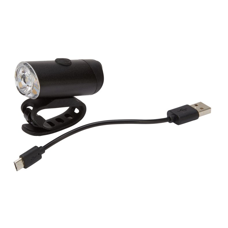 Abus Forlygte Libra genopladelig 300 lumen USB