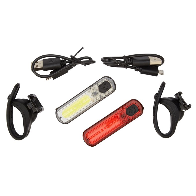 Abus Lygtes&aelig;t med 10 COB LED - USB genopladeligt