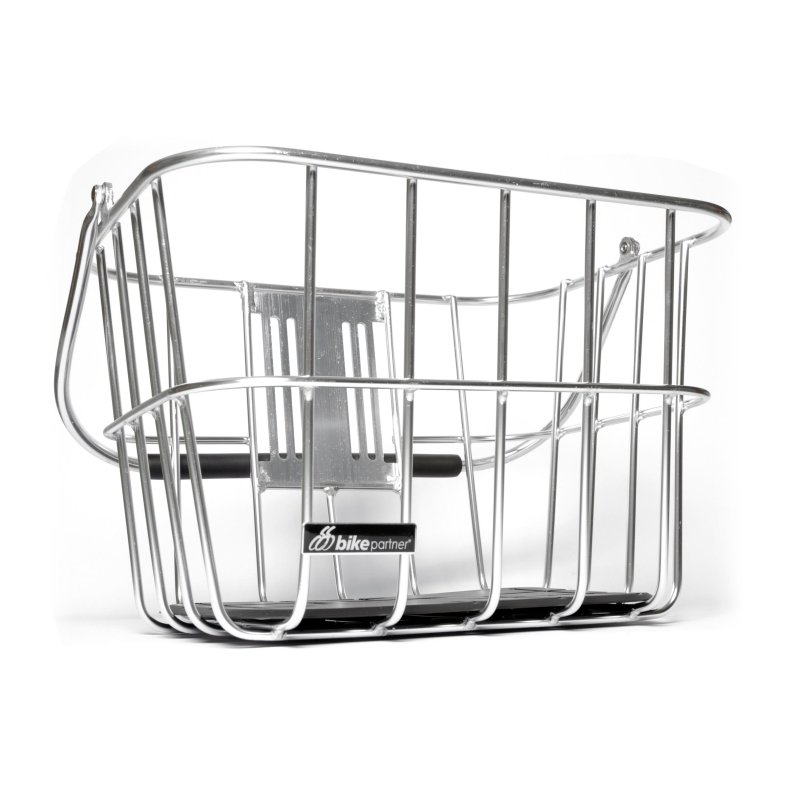 Bikepartner Frontkurv inkl. styradapter med l&aring;s s&oslash;lv