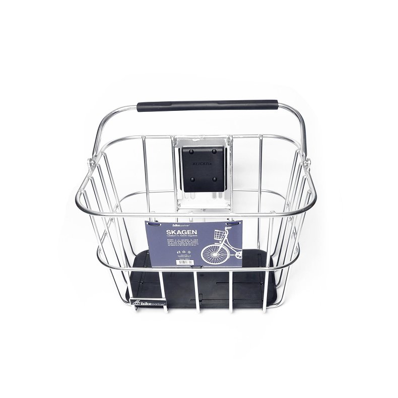 Bikepartner Frontkurv inkl. styradapter med l&aring;s s&oslash;lv