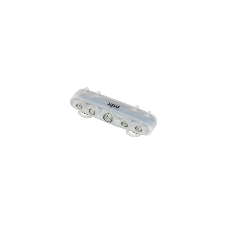 Mixbike Baglygte Med 5 Led & Batteri