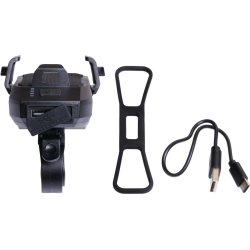 Abus Forlygte Gemma 150 Lumen. mobilholder & powerbank