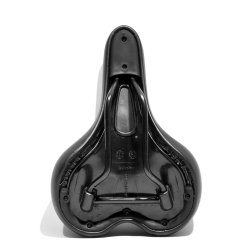 Bikepartner Sadel MOLLIS Sort Gel Unisex 60&deg; Relaxed