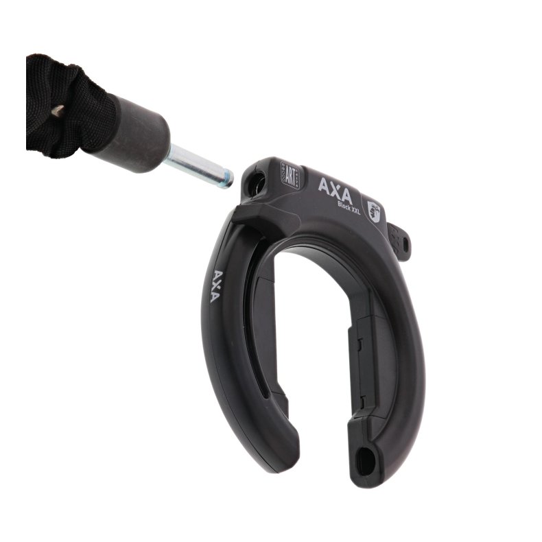 AXA L&aring;s Block XXL bred Sort u/bolte