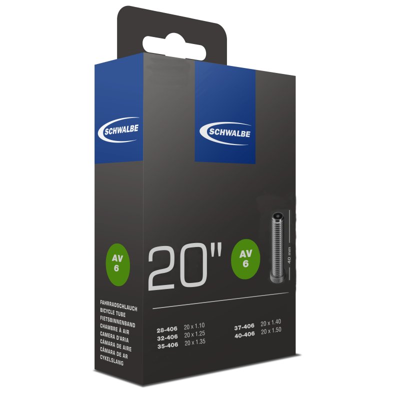 Schwalbe Slange 20 x 1.35-1.50 Auto Ventil