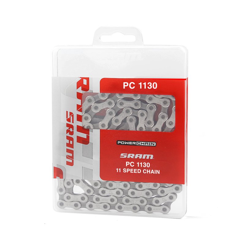 SRAM K&aelig;de SRAM PC1130 &aelig;ske S&oslash;lv/gr&aring;, 11 speed 112L