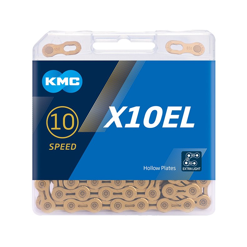 KMC K&aelig;de 10 Speed X10L Guld