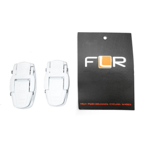 FLR Spænde 2 stk til FLR Sko med skræl Hvid