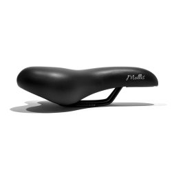 Bikepartner Sadel MOLLIS Sort Gel Unisex 60&deg; Relaxed