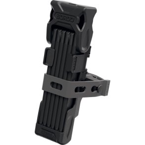 Abus Bordo xplus™ 6000k/90 black saddlefix + raincap