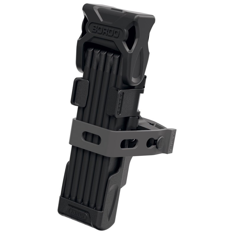 Abus Bordo xplus&trade; 6000k/90 black saddlefix + raincap