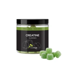 Pure Power Kreatin vingummi Sour &aelig;ble 60 stk