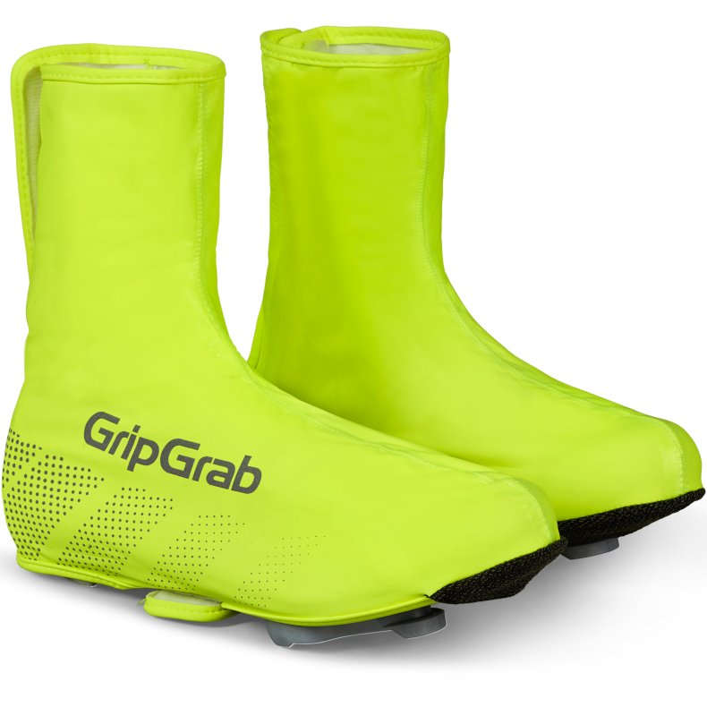GripGrab RIDE Hi-Vis Vandt&aelig;t Landevejs Skoovertr&aelig;k Small - (38 - 39) Gul