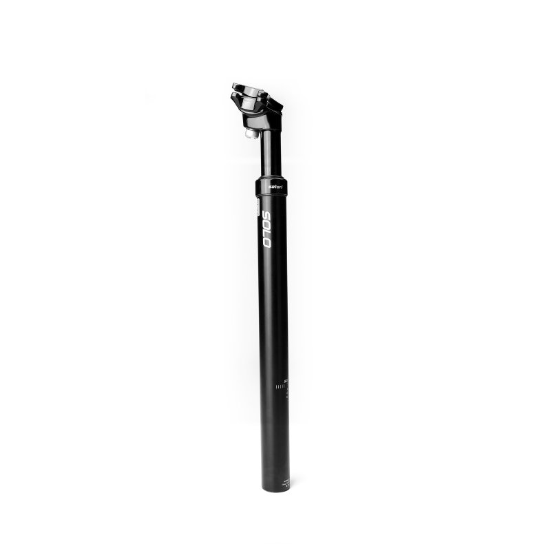 Bikepartner Sadelpind 350mm x 27.2mm affjedring Sort