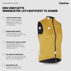GripGrab PACR vindt&aelig;t letv&aelig;gtsvest til damer
