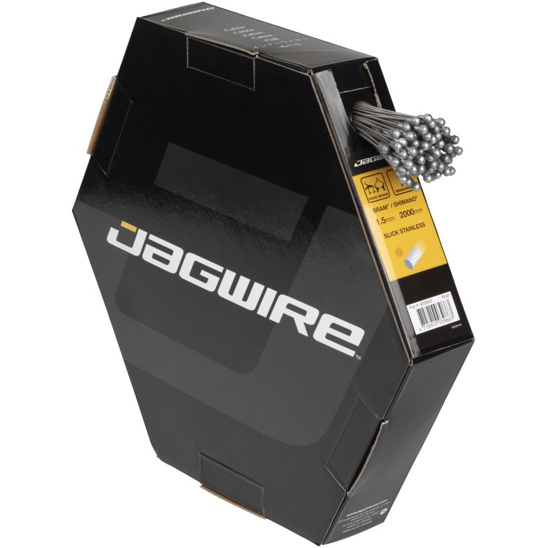 Jagwire Bremsewire 1.5 x 2000 mm Race Slick Rustfri