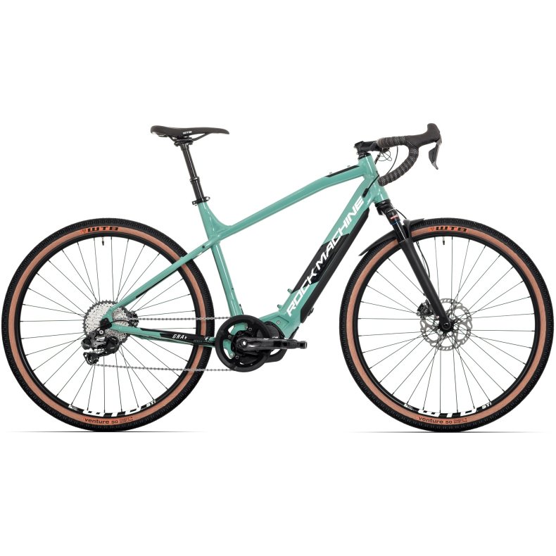 Rock Machine Gravelride INT e700 Di2 Blank Slate/Sort/S&oslash;lv 20"
