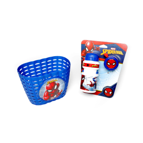 Stamp Kombipakke Spiderman Kurv med Flaske og Klokke