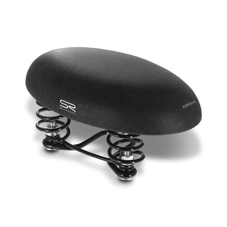 Selle Royal Sadel oval ROK med Gel 90 grader Xsenium Sort
