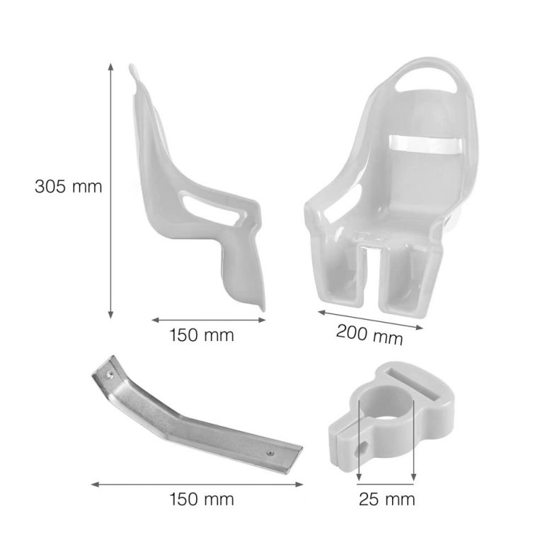 Stamp Barnestol dukke Frost 2 Bl&aring; Bag/Front