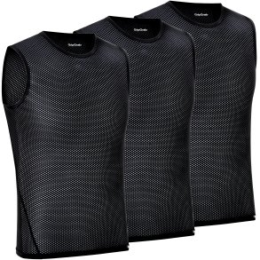 GripGrab Ultralight Mesh Ærmeløs Baselayer 3-Pack