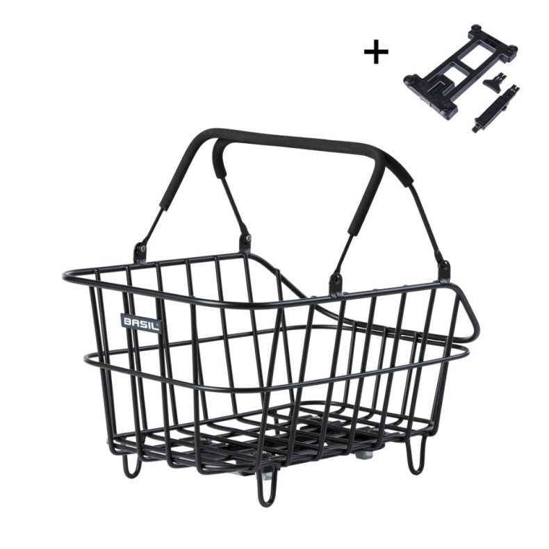 Basil Bagkurv Cento Alu MIK 2.0 Sort