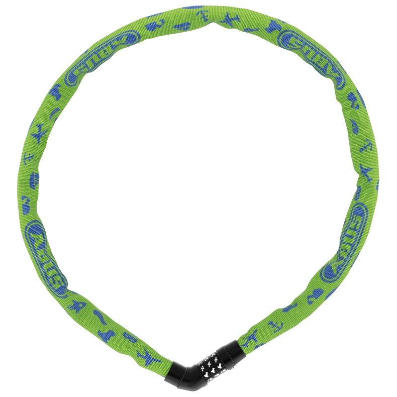 Abus Steel-o-chain&trade; 4804c/75 lime symbols