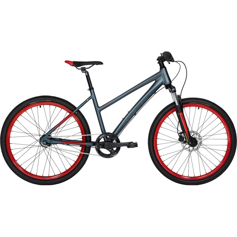 Nishiki Reno 7 Gear Pige Mat Lys Petroleum/R&oslash;d 26"