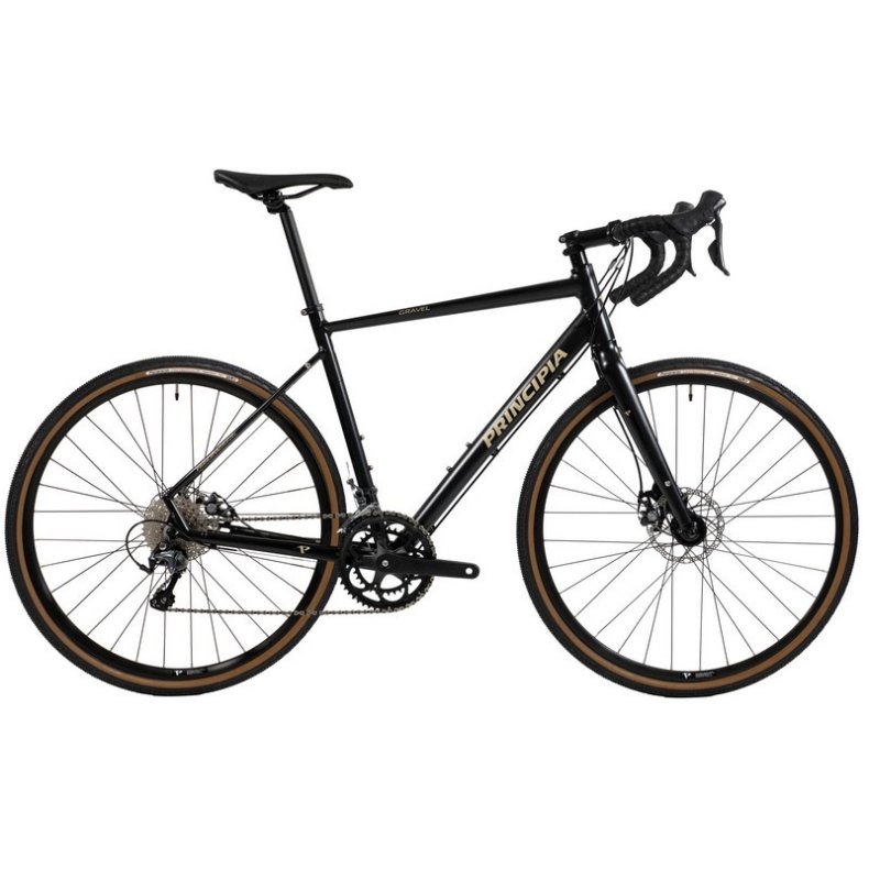 Principia Gravel LTD Shimano Tiagra 2 x 10 Gear Mat Sort 55cm