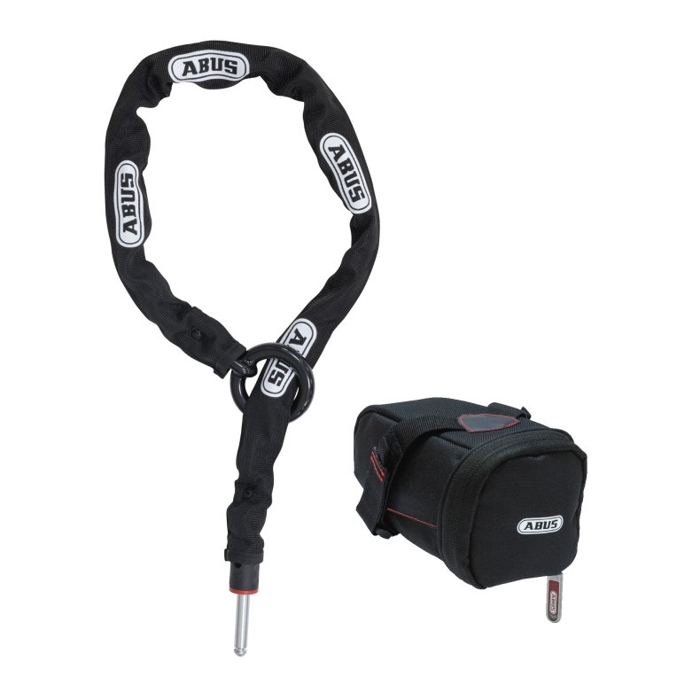 Abus K&aelig;de 6 mm 2.0 til ringl&aring;s m/taske