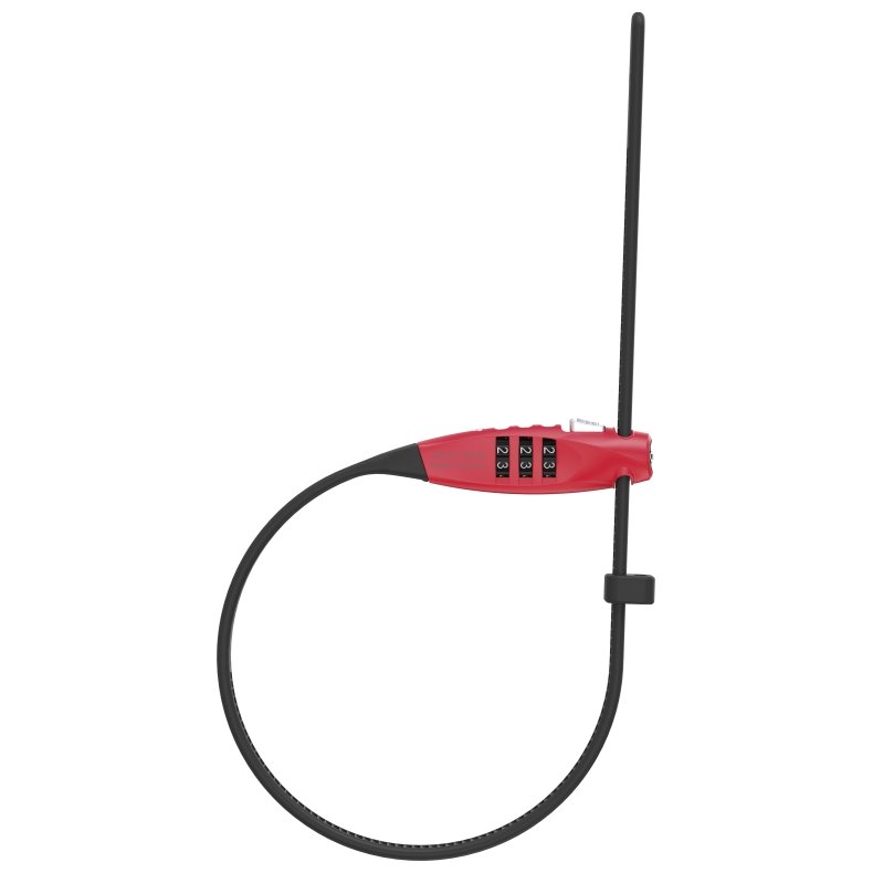Abus Combiflex&trade; travelguard red