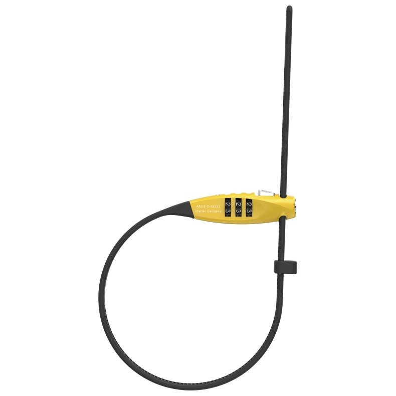 Abus Combiflex&trade; travelguard yellow