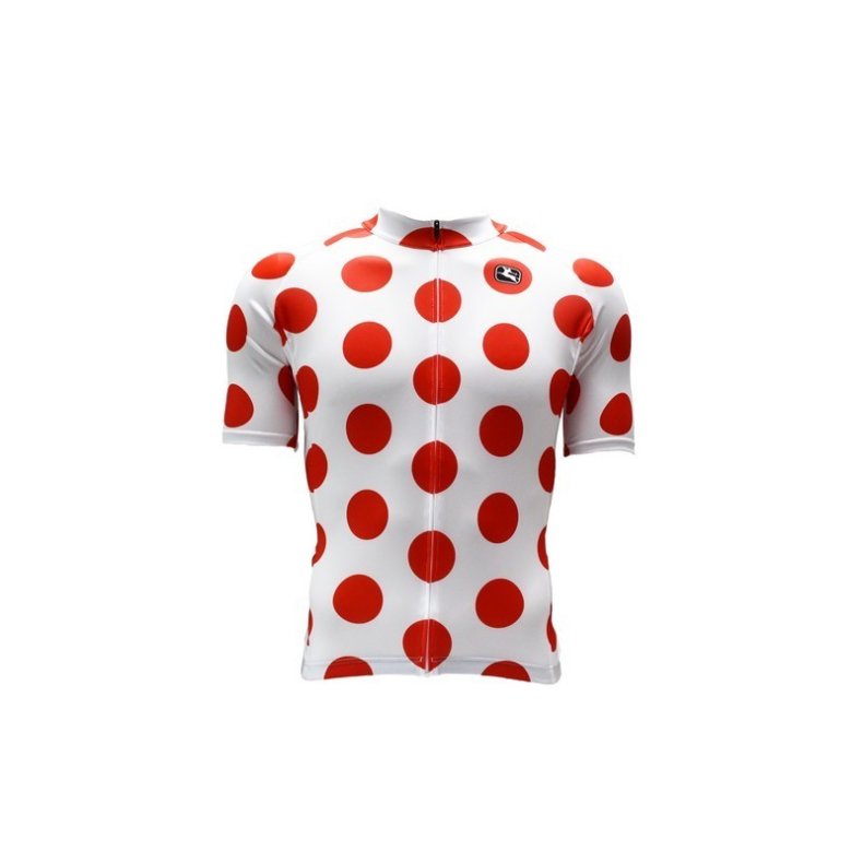 Giordana Kort&aelig;rmet Tr&oslash;je Tour de France Large Prikket