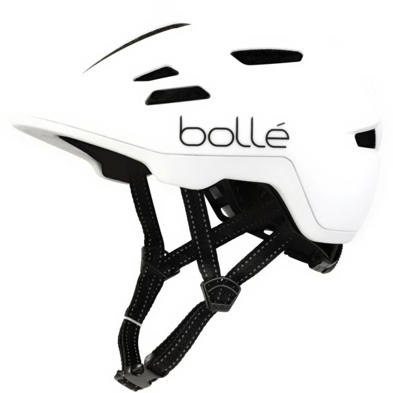 Boll&eacute; Hjelm Stance Mat Hvid 59-62cm