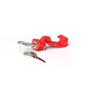 Klickfix Trykknap Styradapter Rød knap med lås i top KF539.800For KF810/811/818/819