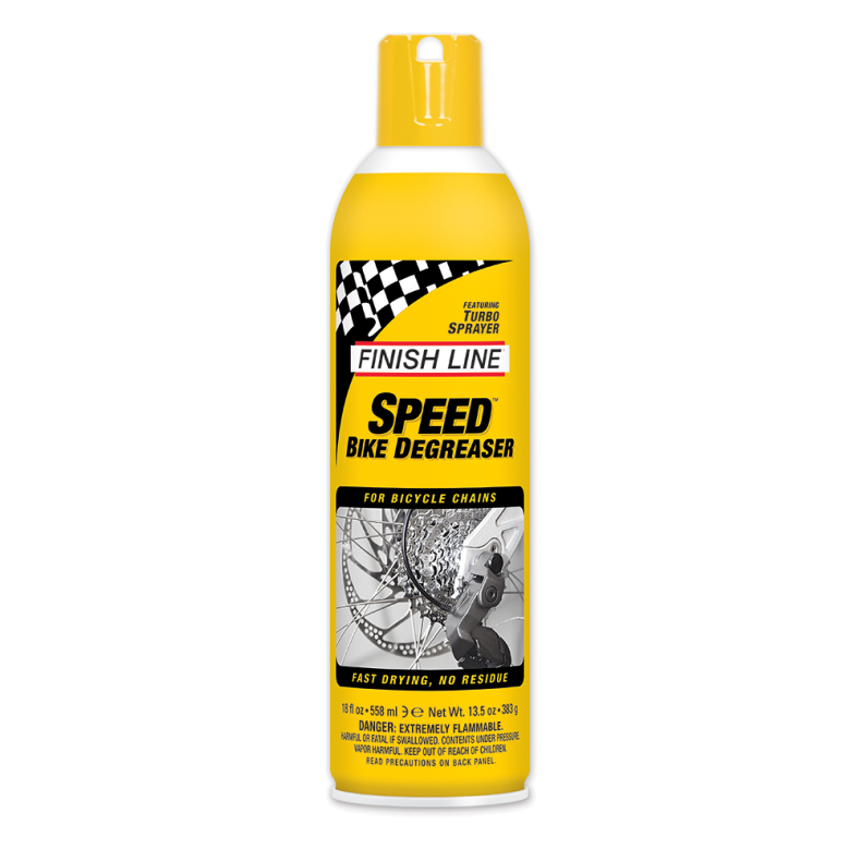 Finish Line Speed degreaser 550ml turbo aerosol gul