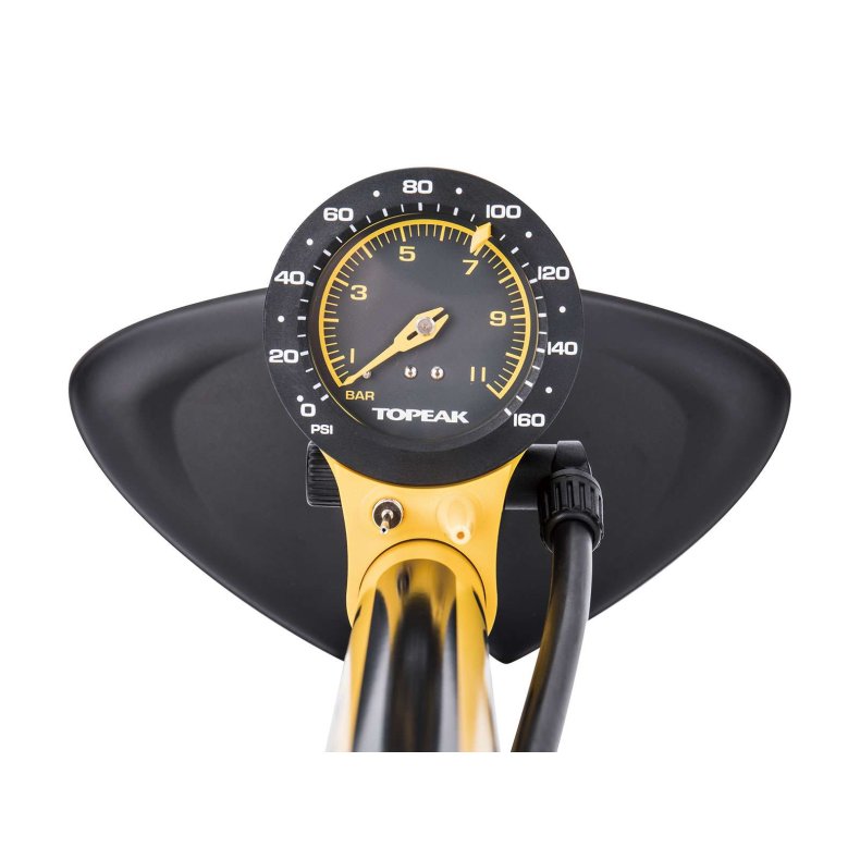 Topeak Fodpumpe JoeBlow Sport III 11 bar / 160 psi Gul