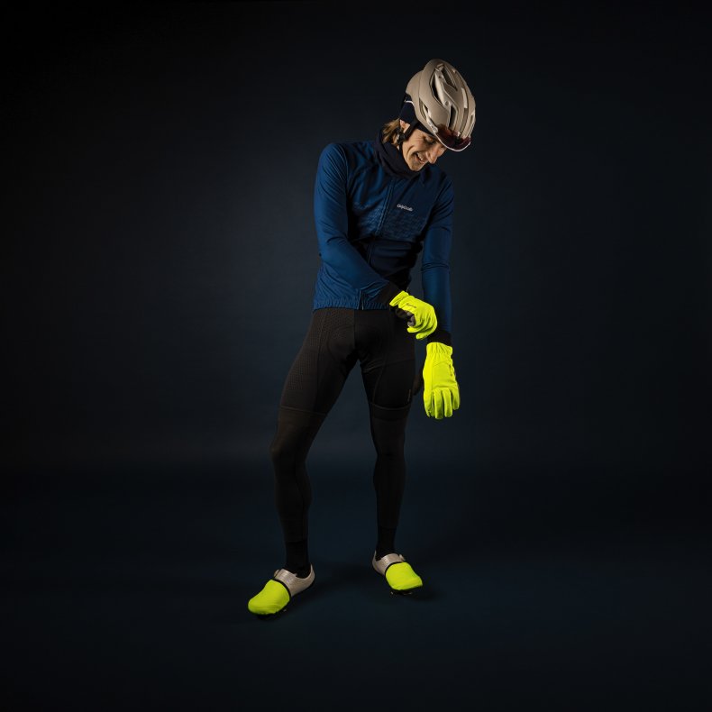 GripGrab Hi-Vis Vindt&aelig;t Landevejs 'Toe Cover'