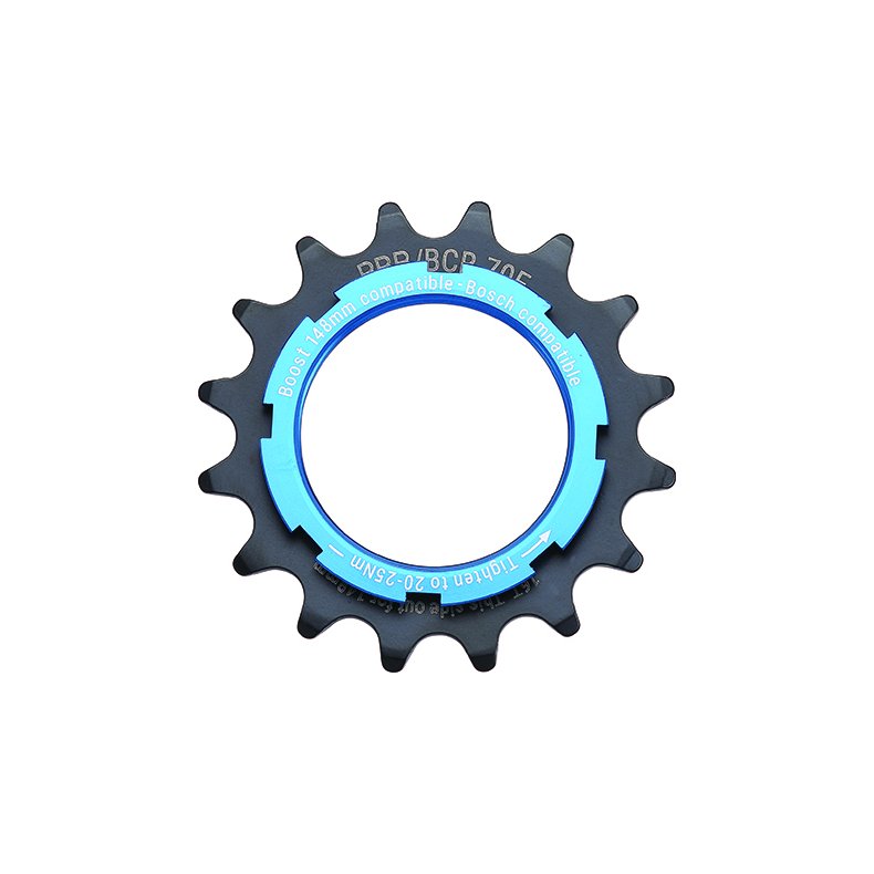 BBB Gearhjul 16T E-Bike Bosch H&aelig;rdet st&aring;l Sort