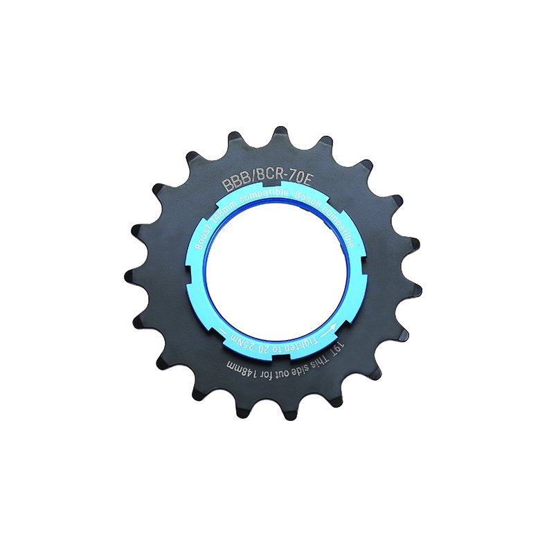 BBB Gearhjul 19T E-Bike Bosch H&aelig;rdet st&aring;l Sort