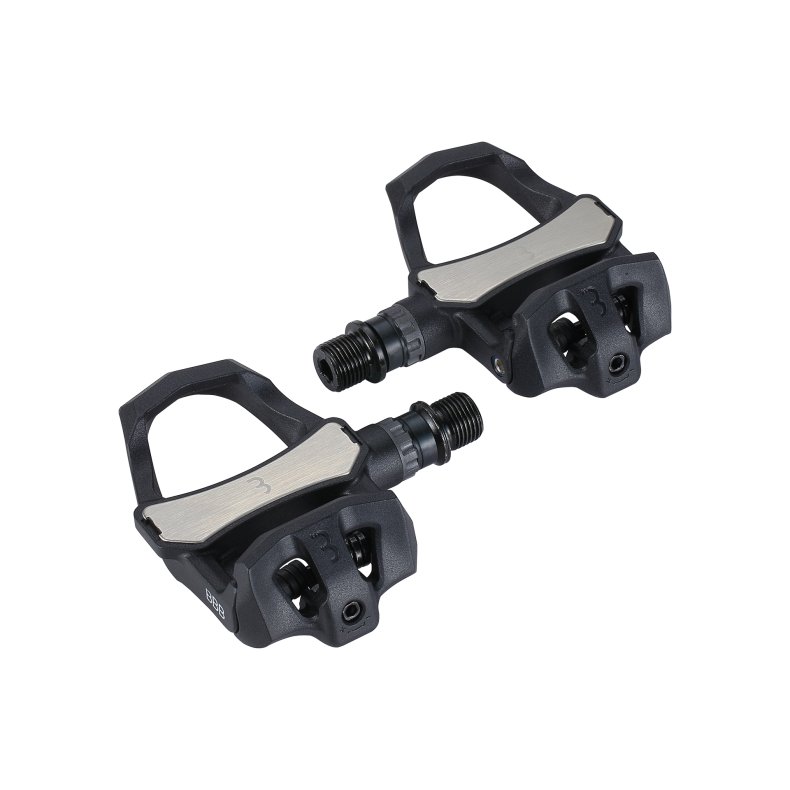 BBB Pedaler Rebel Mat Sort Keo incl. r&oslash;de klamper