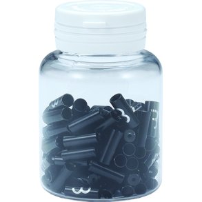 BBB Endehylster 4 mm Aluminium sort