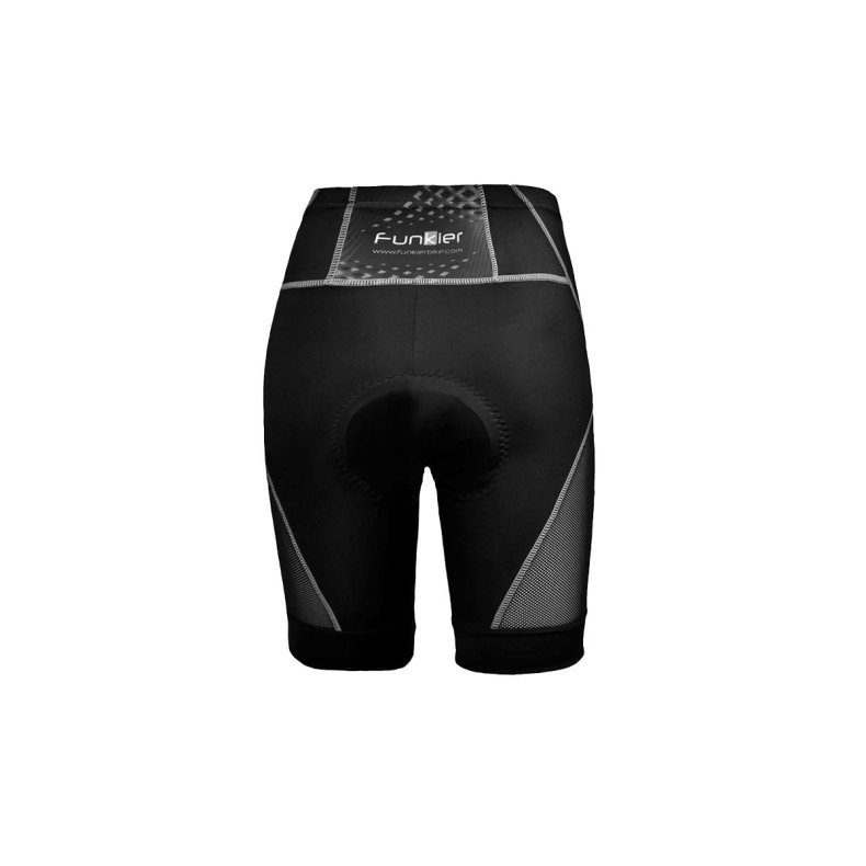 Funkier Kort Cykelbuks Pescara uden seler Sort Medium