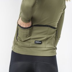 GripGrab Lang&aelig;rmet EXPLR Merinotech-termocykeltr&oslash;je til damer