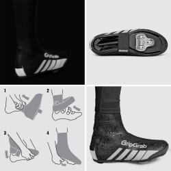 GripGrab RaceThermo Vandt&aelig;t Vinter Landevejs Skoovertr&aelig;k